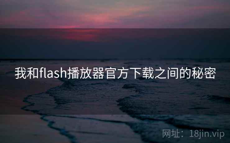 我和flash播放器官方下载之间的秘密  第2张